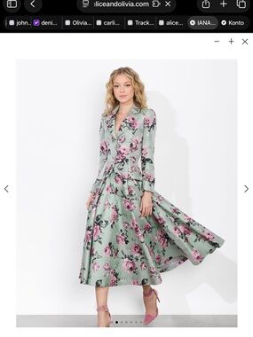 Alice + Olivia Iana Sculpted Blazer 8